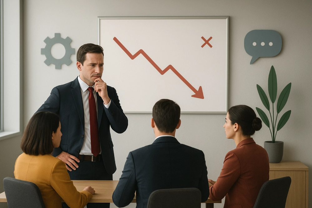 رهبری بعد از شکست مدیر قبلی