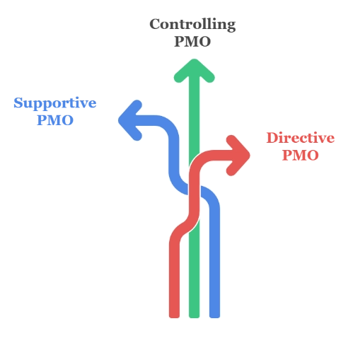 دیاگرام انواع PMO