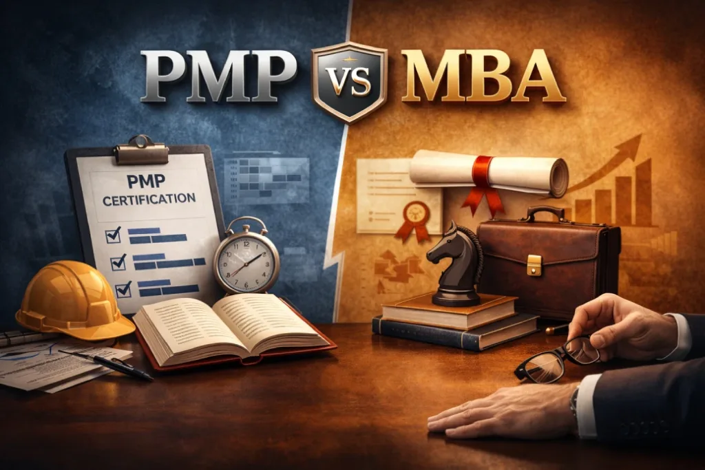 مقایسه جامع مدرک PMP و MBA